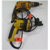 Image 1 : Qty 2 DeWalt Power Tools: DW268 Screwdriver & DW272 Drywall Screw Gun