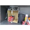 Image 2 : Contents of Cabinet: Gloves, Spray Socks, SuperTuff Strainers, Rollers, etc