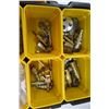 Image 3 : Plastic 6 Compartment Tool Box w/ Lid & Fittings