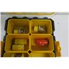 Image 2 : Plastic 6 Compartment Tool Box w/ Lid & Plugs