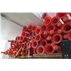 Image 2 : Qty 26 Safety Orange PE Delineator Post Cone on Black Octagon Bases