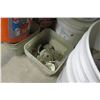 Image 8 : Shelf & Contents:  Multiple Boxes & Pails Nails - ABC Plastic Cap, Coil & Roofing, etc