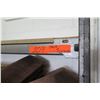 Image 11 : Metal Shelf & Contents: Misc Terra Cotta Tile, New Flat Tile in Box, etc