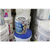 Image 8 : Multiple 5 Gallon Pails: Elastahyde, Silicone Coatings, Paint, Primer, etc