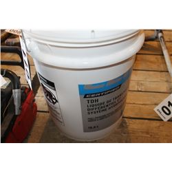 PAIL OF HYDRAULIC OIL