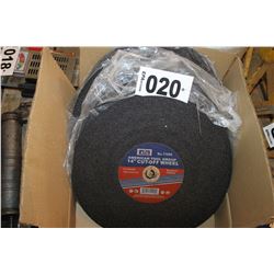 25 NEW 14" CUT-OFF BLADES (ALL FOR ONE MONEY)