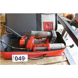 12 VOLT MILKWAUKEE GREASER C/W CASE