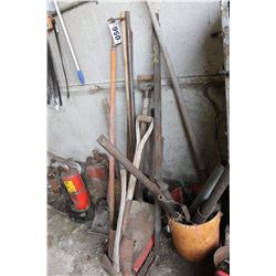 BARS, SHOVELS, AXES, MISC STEEL