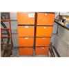 Image 2 : 2 ORANGE 4 DRAWER CABINETS