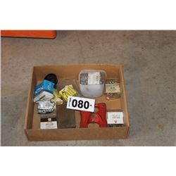 RIVETER, RIVETS, ETC IN BOX