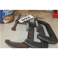 2 LARGE C-CLAMPS