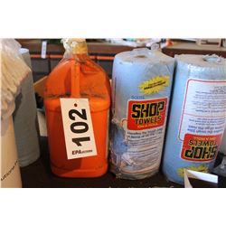 HAND CLEANER, SHOP TOWELS, & WHITE GLOVES
