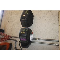 2 WELDING HELMETS