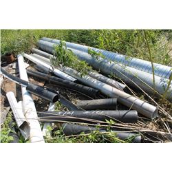 MISC. PLASTIC & GALVANIZED PIPE