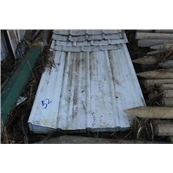 APPROX. 52 SHEETS OF NEW METAL CLAD (38" X 15.5')