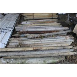 APPROX. 55 NEW POSTS (4" X 7')