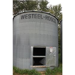 WESTEEL ROSCO 5 RING BIN C/W WOOD FLOOR