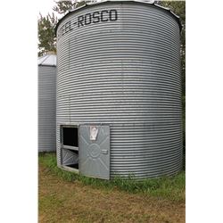 WESTEEL ROSCO 6 RING BIN C/W WOOD FLOOR