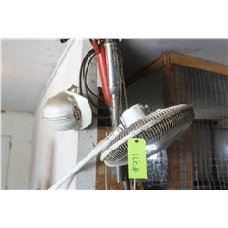 FAN & 2 BARREL PUMPS