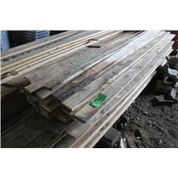 37 PIECES - 1X4'S (8') (ALL FOR ONE MONEY) (BY THE PILE)