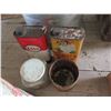 Image 1 : 3 COLLECTOR TINS INCLUDING ESSO, WHITE ROSE & 1 JAR