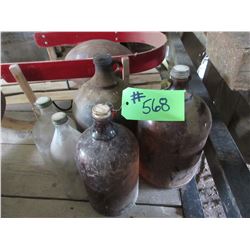 5 COLLECTOR JUGS/BOTTLES