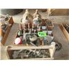 Image 1 : COLLECTOR BOTTLES, JUGS, CARPENTERS BOX, BLOW TORCH, ETC