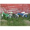 Image 2 : KID'S GREEN BANANA BICYCLE & BLUE BICYCLE