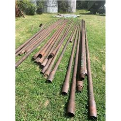 22 JOINTS OF 4" PIPE (SOLD BY THE PILE)