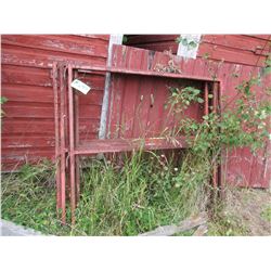 RED INTERLOCKING GATES