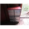 Image 1 : 10 DRAWER RED COUNTER