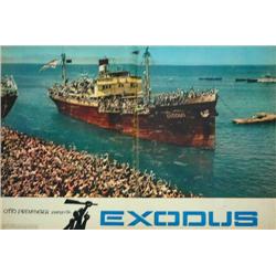 Israel charity: Poster Exodus the boat