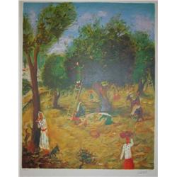 Israel Chiraty: Moshe Castel - Litho