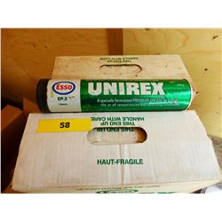 BOX WITH 15 TUBES OF ESSO UNIREX GREASE