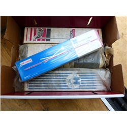 4 BOXES WELDING RODS INCLUDING 70/18, 60/10, ETC