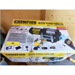 NEW:  CHAMPION 1361 WINCH (3000 LBS) IN ORIGINAL BOX