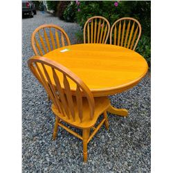 Oak Table & Chairs