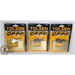 SEALED TOLSEN 3 BRASS HEAVY