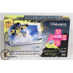 ALURATEK 8" HD PERSONAL MEDIA PLAYER