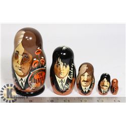 VINTAGE RUSSIAN WOOD NESTING