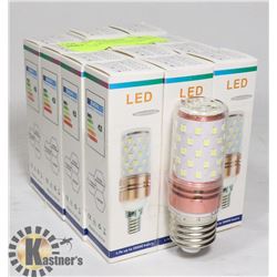 LOT OF 12 NEW LED LIGHT BULBS - 6000K
