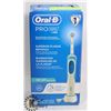 Image 1 : NEW ORAL B PRO 500 RECHARGEABLE TOOTHBRUSH