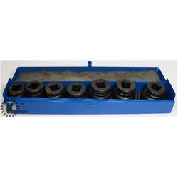 7PC 3/4" IMPACT SOCKET SET SAE