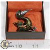 Image 1 : ENAMELED PELICAN BROOCH