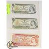 Image 1 : SHEET OF COLLECTIBLE CANADIAN BILLS - 2X -