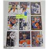 Image 1 : SHEET OF 9 CURRENT OILER PLAYERS HOCKEY CARDS
