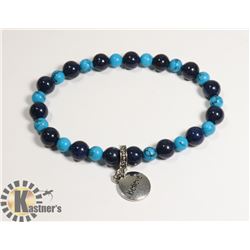 #155-LAPIZ/ TURQUOISE BRACELET 6MM/ 8MM/ 8.5"