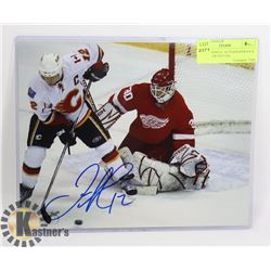 JAROME IGINLA  AUTOGRAPHED 8 X 10 PHOTO W/ NO COA