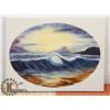 Image 1 : ORIGINAL ARTIST SIGNED PAINTED WAVE PAINTING