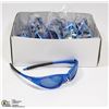 Image 1 : BOX OF OAKLEY STYLED BLUE UV 400 SUNGLASSES.
